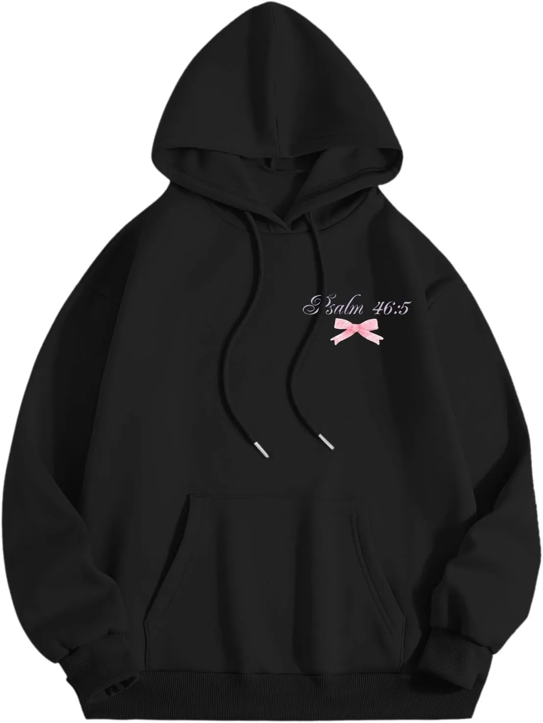 Preppy Sweatshirts Cute Hoodies for Teen Girls Y2K Women Long Sleeve Oversized Graphic Pullover Sweatshirt Top