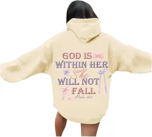 Preppy Sweatshirts Cute Hoodies for Teen Girls Y2K Women Long Sleeve Oversized Graphic Pullover Sweatshirt Top