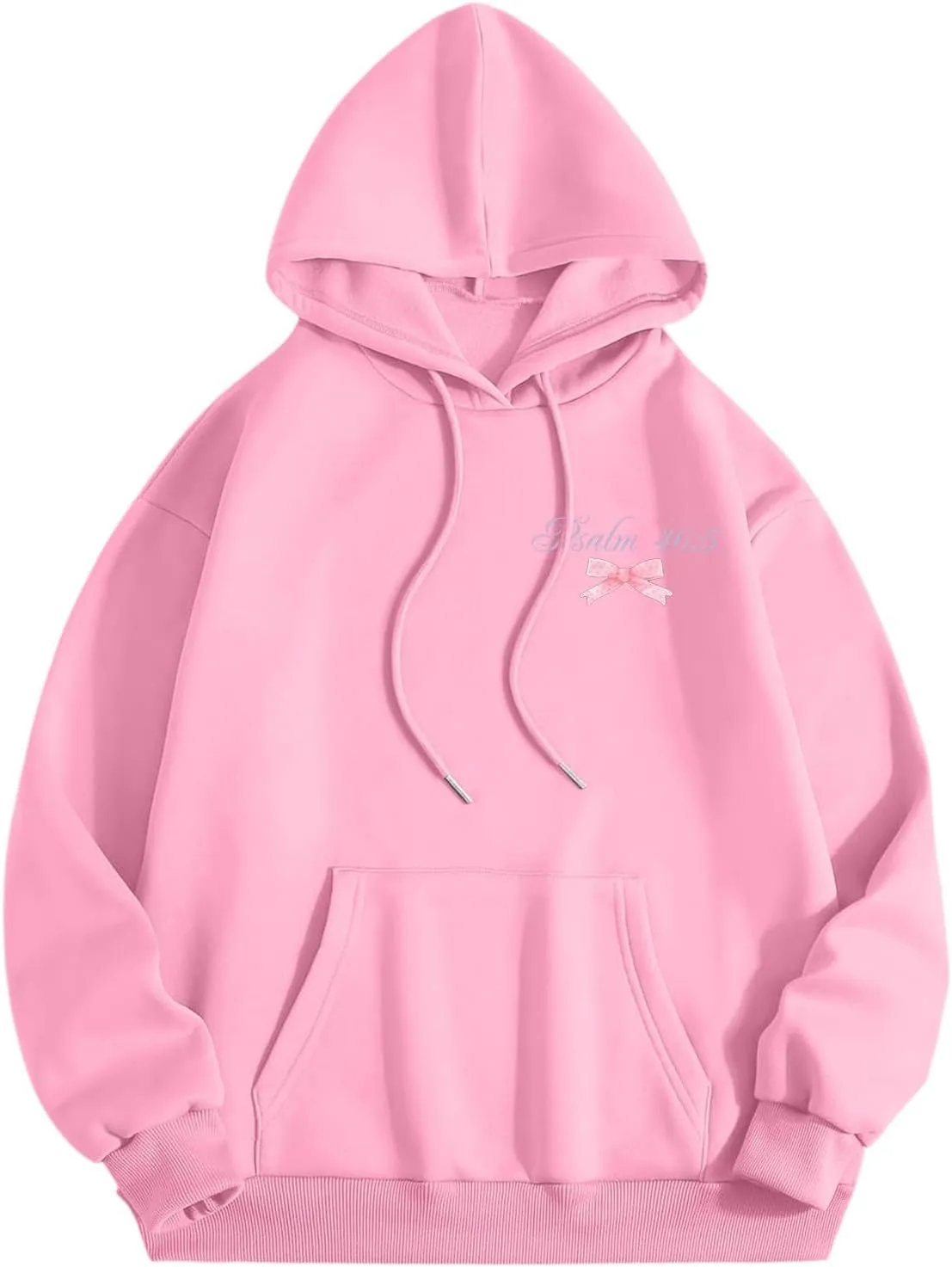 Preppy Sweatshirts Cute Hoodies for Teen Girls Y2K Women Long Sleeve Oversized Graphic Pullover Sweatshirt Top
