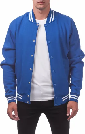 Pro Club Men's Varsity Fleece Baseball Jacket
