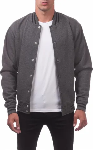 Pro Club Men's Varsity Fleece Baseball Jacket