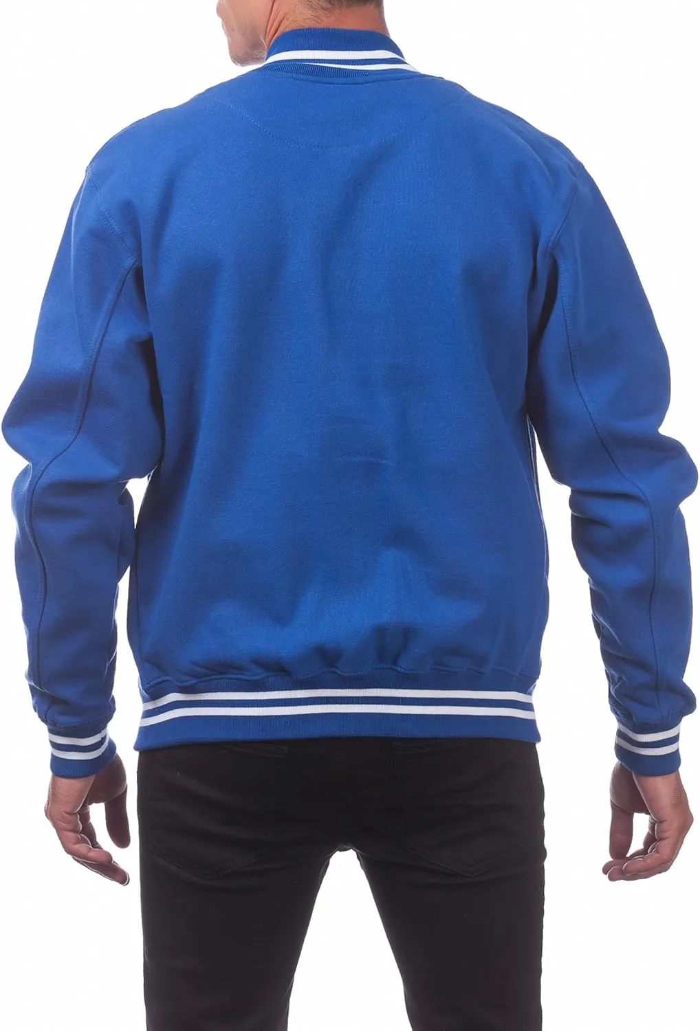 Pro Club Men's Varsity Fleece Baseball Jacket
