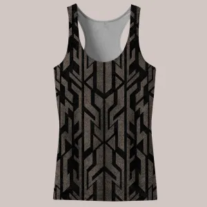 Psychedelic Tank Top (UV/RGB, Eco-Friendly, Womens, Racerback) | EMERGE