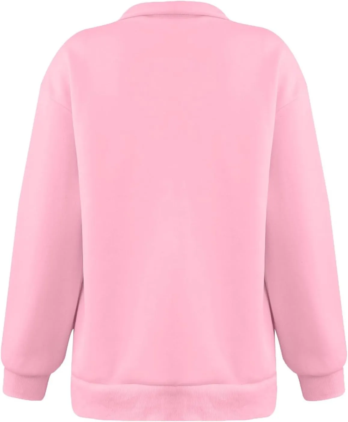 Quarter Zip Pullover for Women Fall Long Sleeve Sweaters Drop Shoulder Y2k Half Zip Blouses Casual Sweatshirt