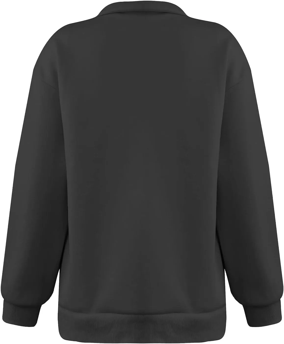 Quarter Zip Pullover Women Sweatshirts Half Zipper 2024 Oversized Long Sleeve Fall Fashion outfits Clothes