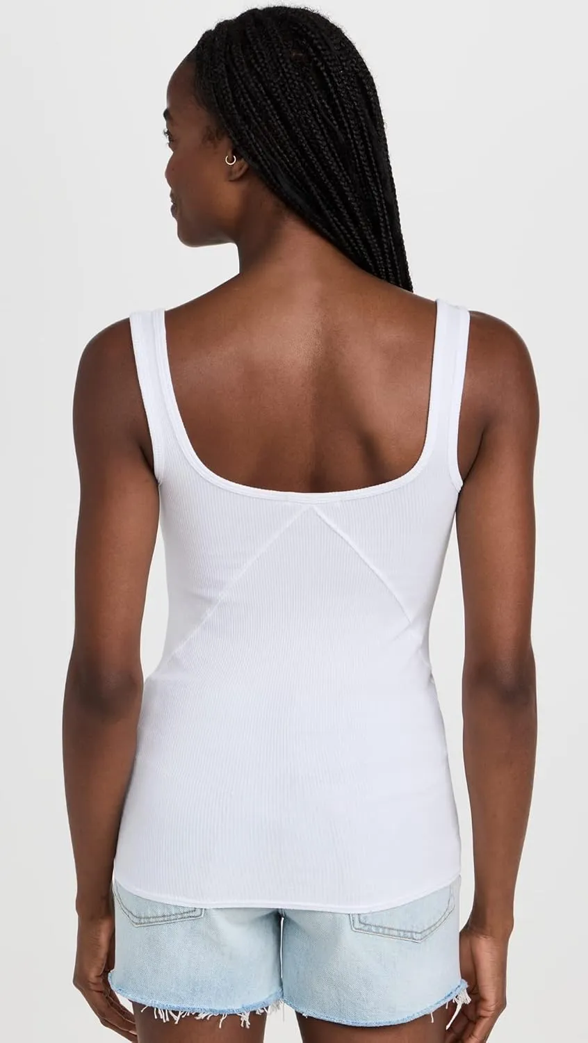 rag & bone Women's The Essential Rib Scoop Neck Tank