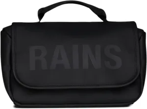 RAINS Texel Wash Bag - Large Toiletry Bag for Men and Women - Wash bag for Travel (Black)