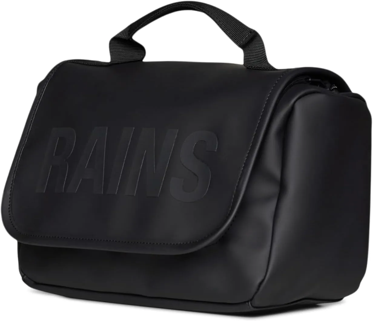 RAINS Texel Wash Bag - Large Toiletry Bag for Men and Women - Wash bag for Travel (Black)