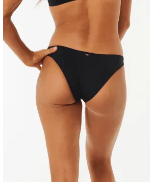 RIP CURL Women's Premium Surf Cheeky Bikini Bottom Black