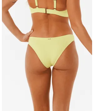RIP CURL Women's Premium Surf Cheeky Bikini Bottom Bright Yellow