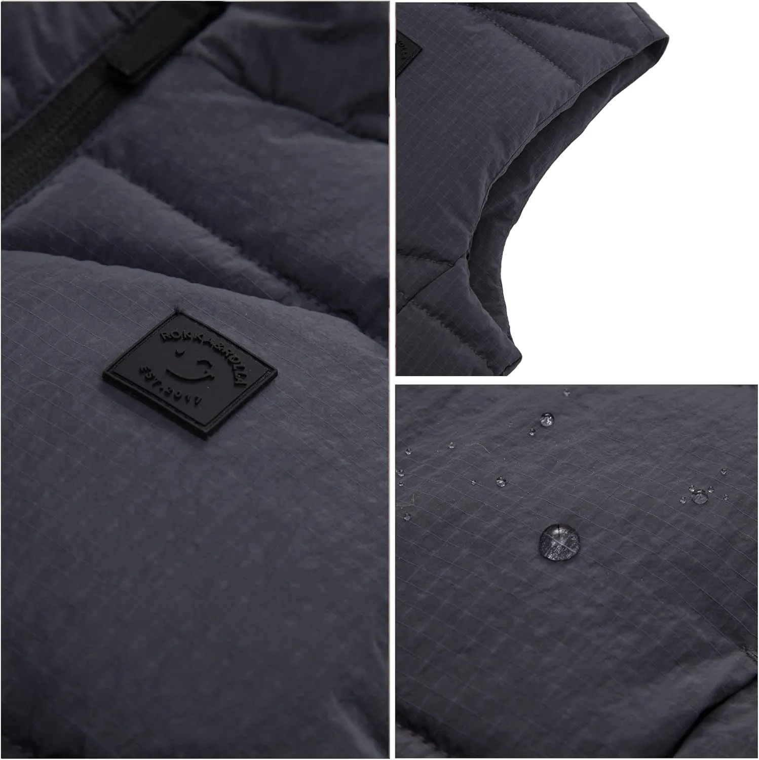 Rokka&Rolla Boys' Lightweight Water-Resistant Puffer Vest