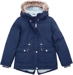 Rokka&Rolla Girls' Water-Resistant Sherpa Fleece Lined Puffer Jacket Winter Parka Coat