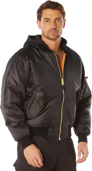 Rothco Hooded MA-1 Flight Jacket, X-Large