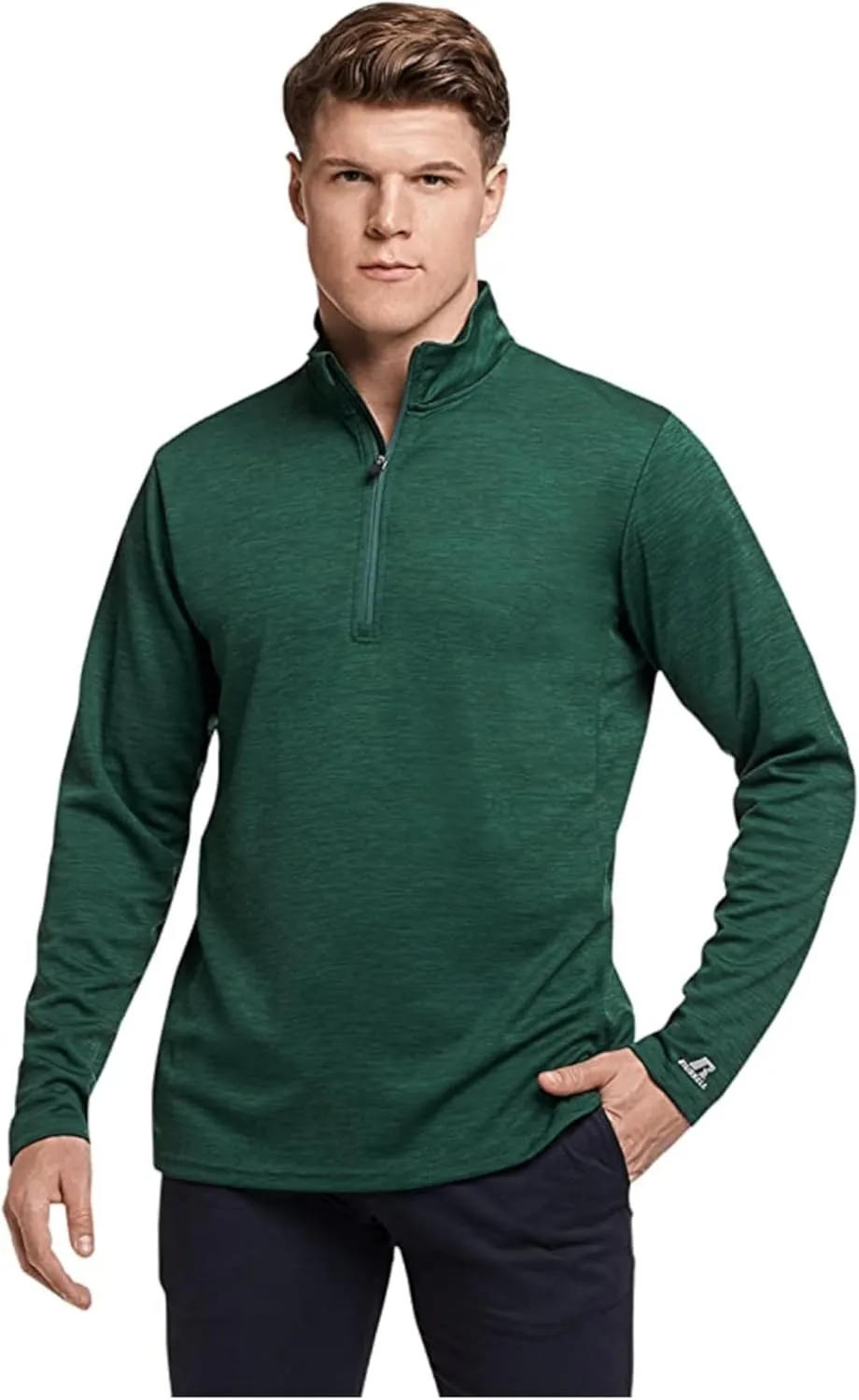 Russell Athletic Dri-power Lightweight 1/4 Zip Pullover Outerwear