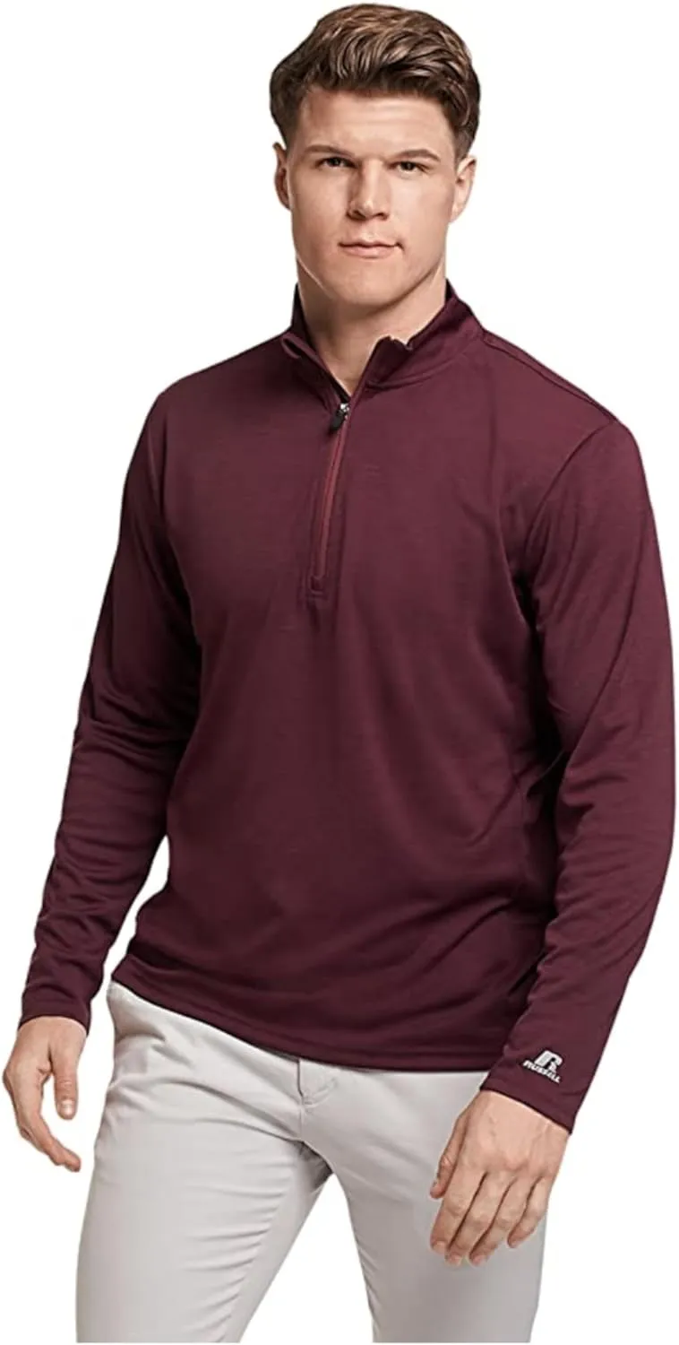 Russell Athletic Dri-power Lightweight 1/4 Zip Pullover Outerwear