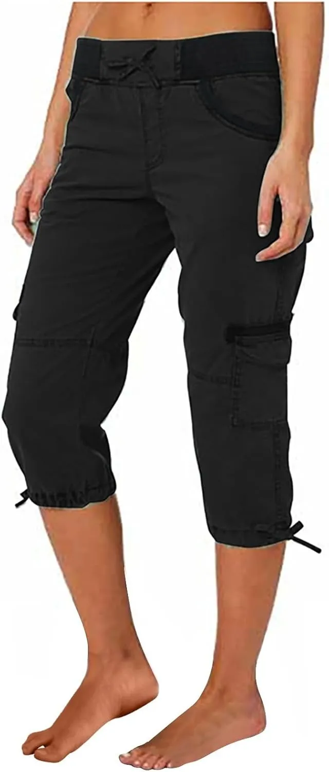 SHAOBGE Lightweight Summer Pants Women Summer Women Multi Pocket Trousers Outdoor Casual Sports Trendy Pants for