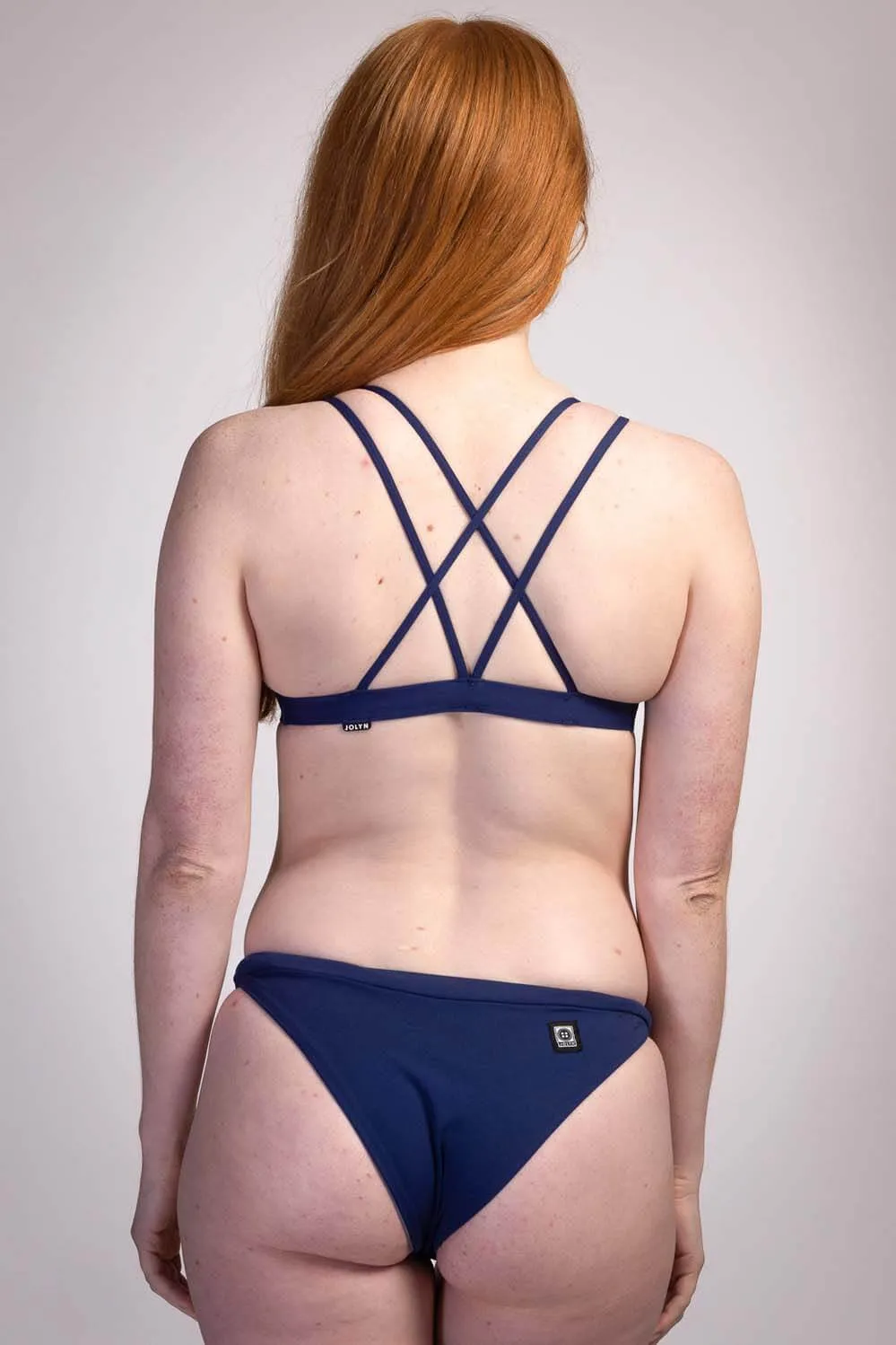 Shara Fixed-Back Top - Navy