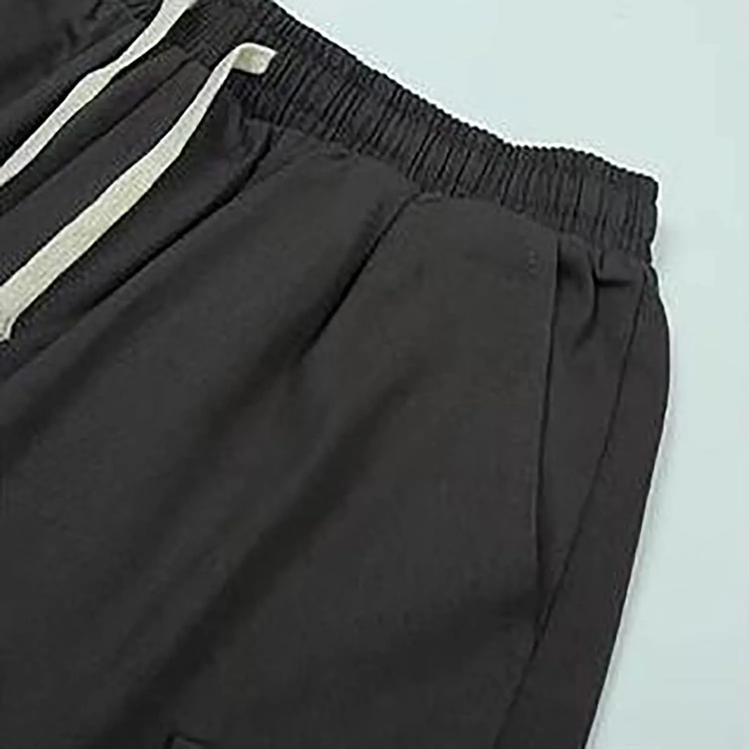 Shorts Men Casual Slim Fit Casual Twill Cargo Shorts Cotton Drawstring Classic Stretch Hiking Tactical Shorts