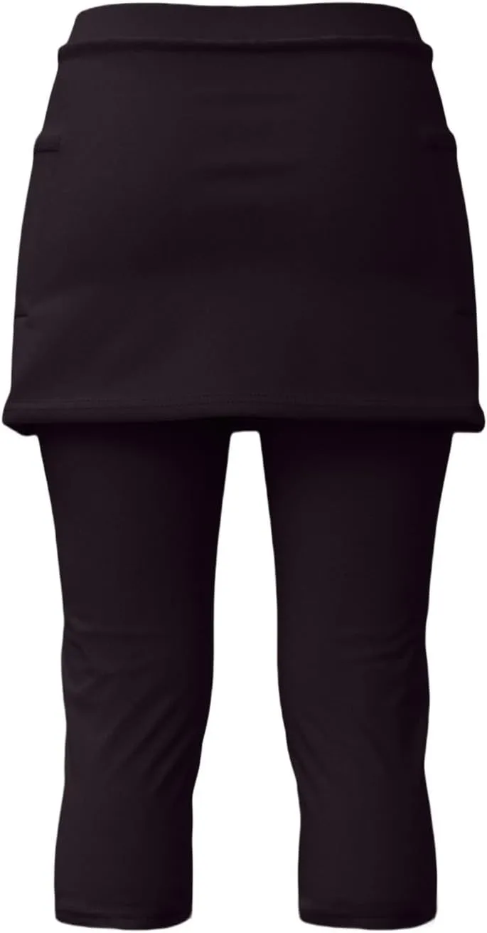 Skirt Pants for Women 2025 Summer Tennis Golf Skorts Cute Hight Waisted Tummy Control Yoga Capri Leggings with Skirts