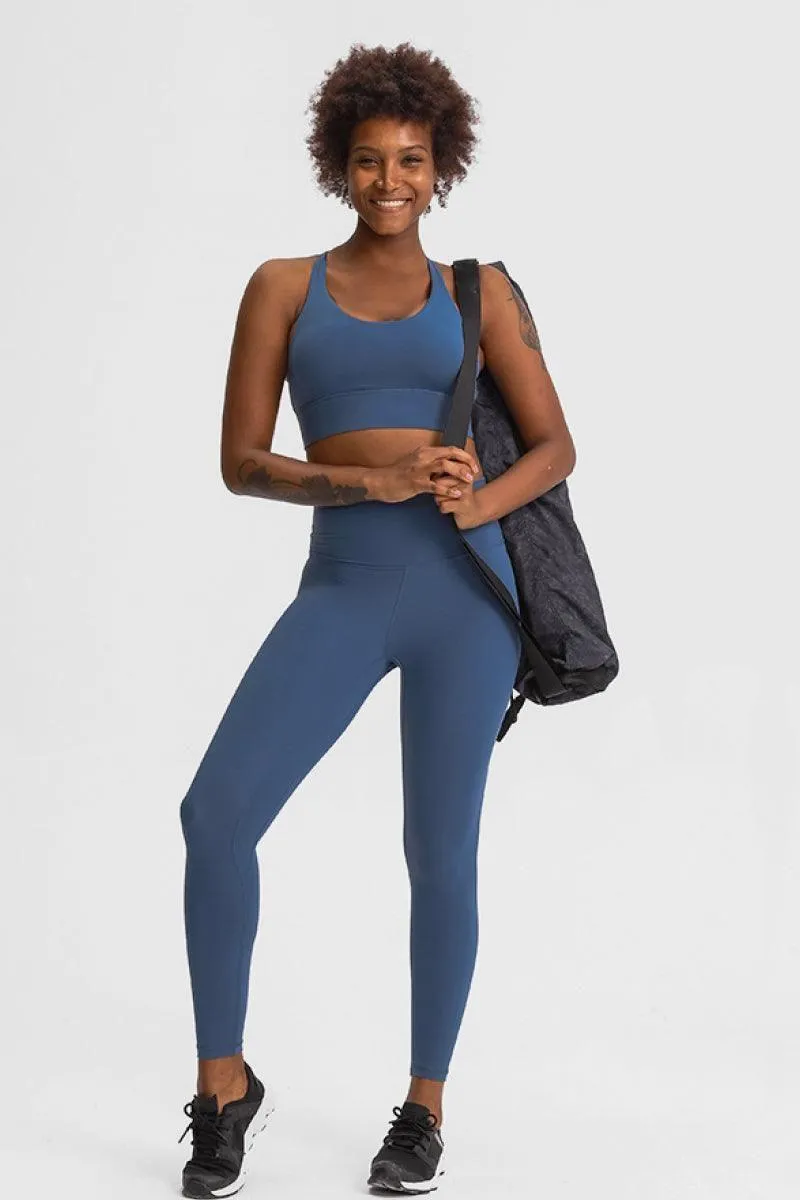Skyline Supportive Strappy Sports Bra