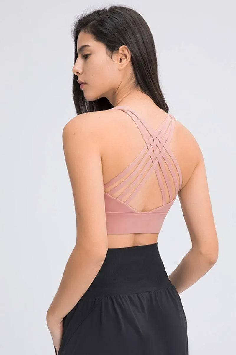Skyline Supportive Strappy Sports Bra