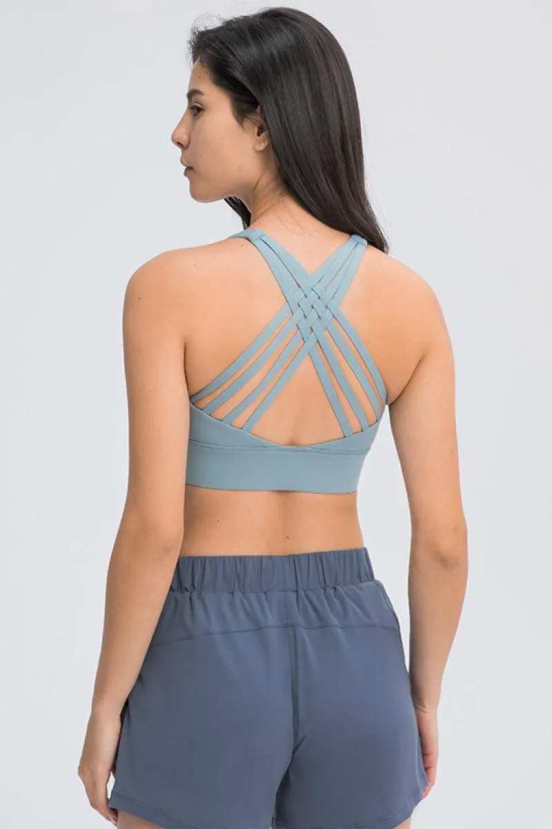 Skyline Supportive Strappy Sports Bra