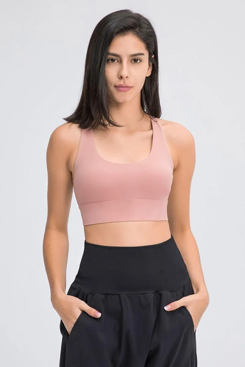 Skyline Supportive Strappy Sports Bra