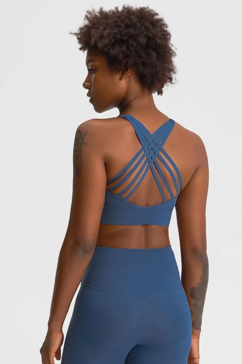Skyline Supportive Strappy Sports Bra