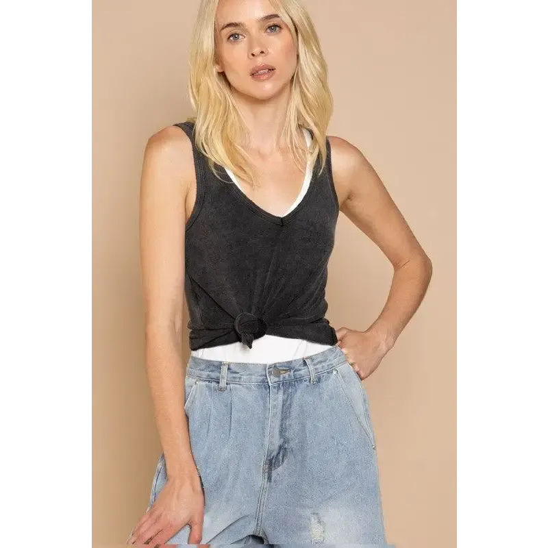 Sleeveless Relaxed Fit Tank Top