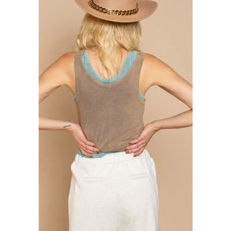 Sleeveless Relaxed Fit Tank Top