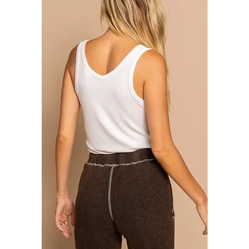 Sleeveless Relaxed Fit Tank Top