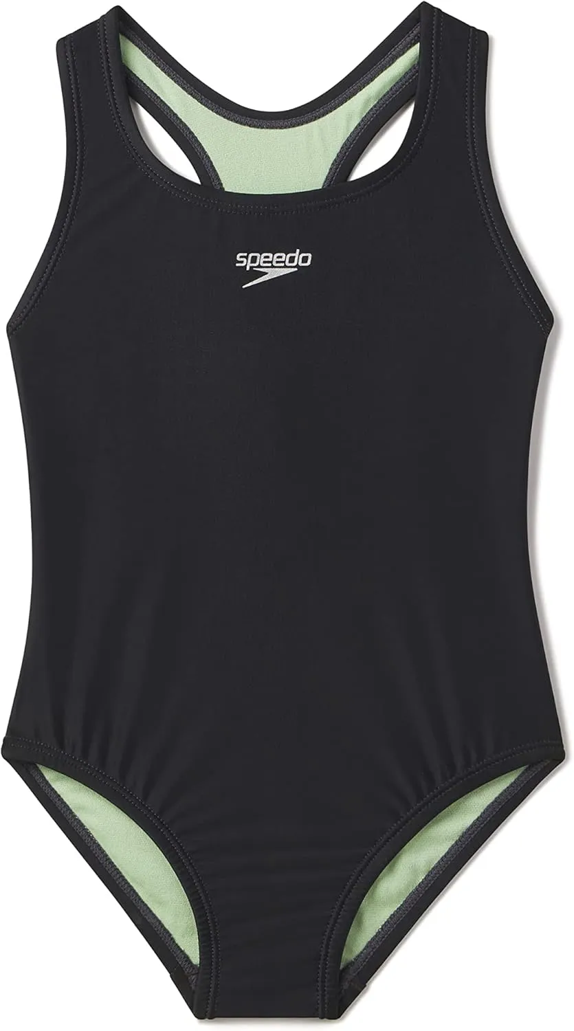 Speedo Swimsuit One Piece Closed Racerback