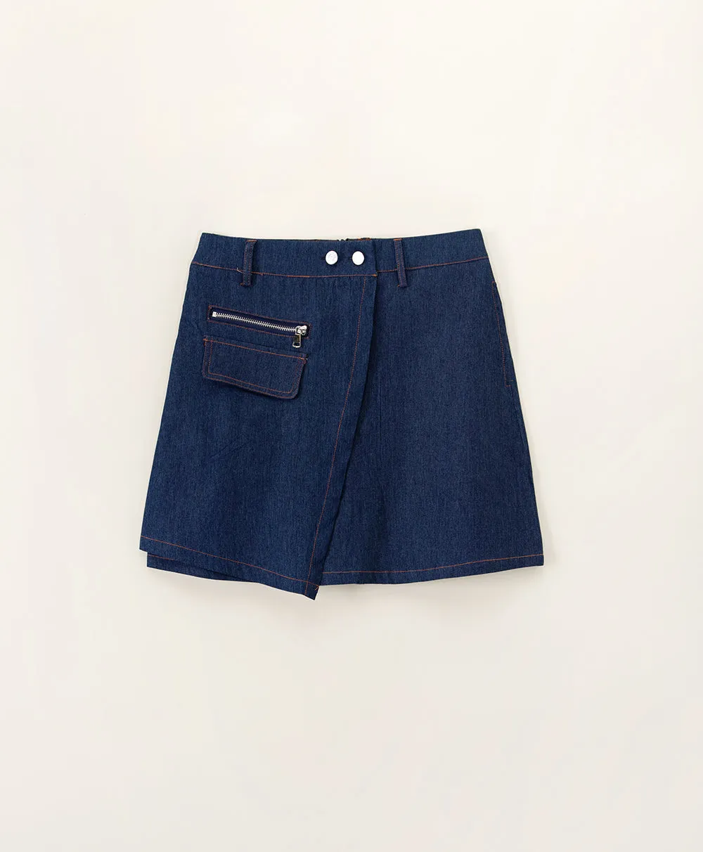 Sports Club Denim Skirt