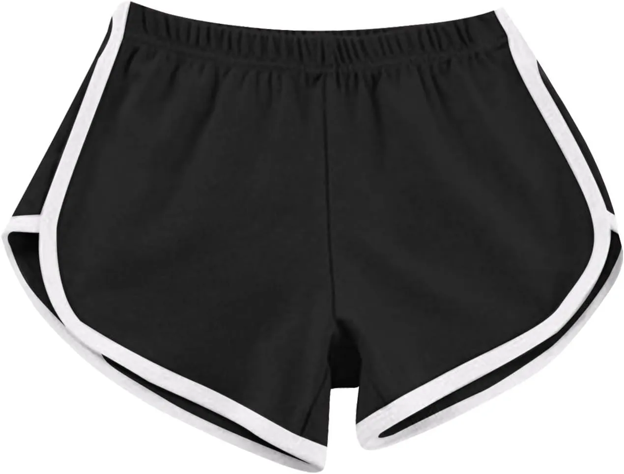 Sports Shorts for Women Pack of 4 Casual Elastic Waist Gym Athletic Shorts Workout Running Yoga Lounge Shorts