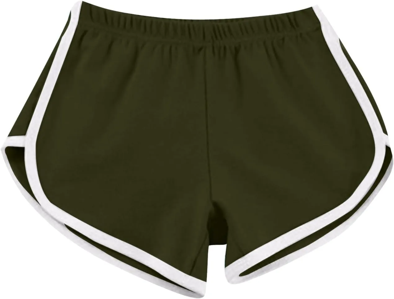 Sports Shorts for Women Pack of 4 Casual Elastic Waist Gym Athletic Shorts Workout Running Yoga Lounge Shorts