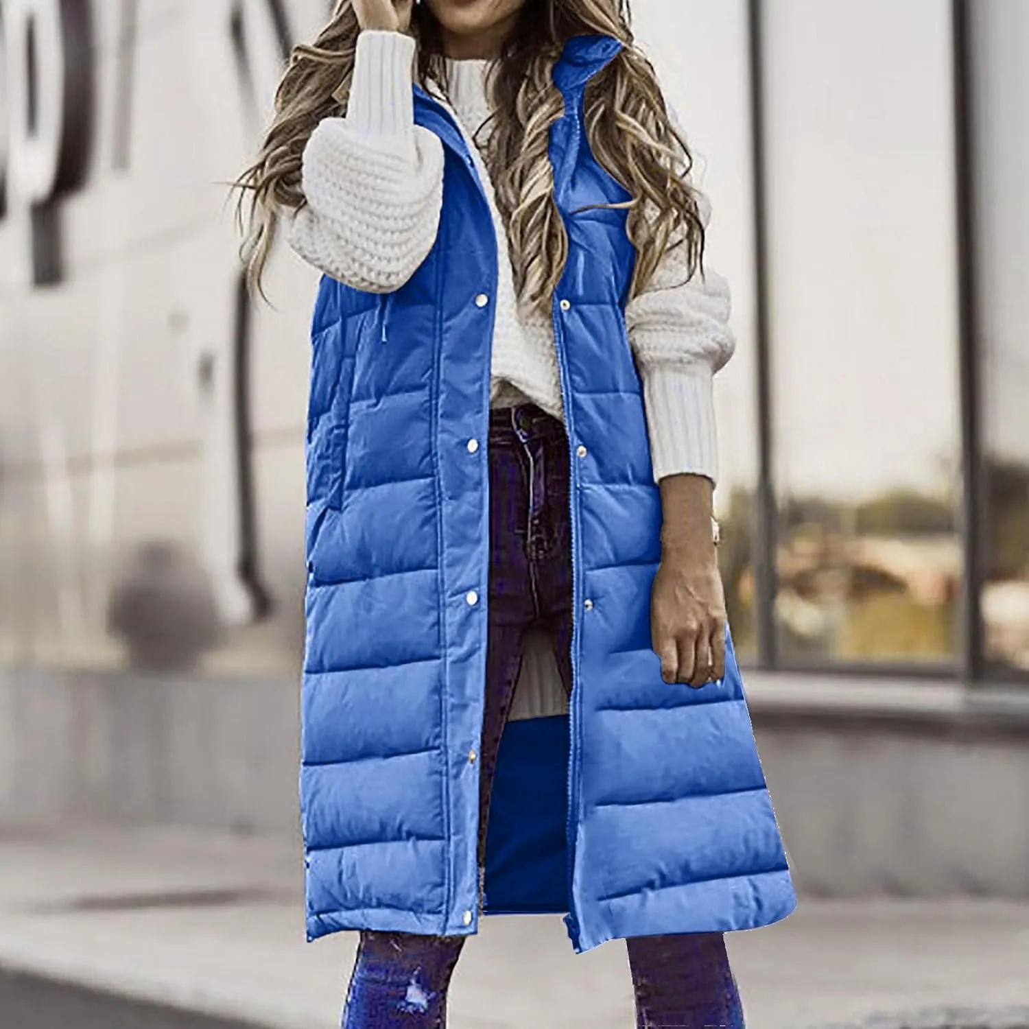 Steampunk Jacket Women Womens Hooded Single Breasted Mid Length Jackets Long Sleeve Overcoat Casual Loose Coats