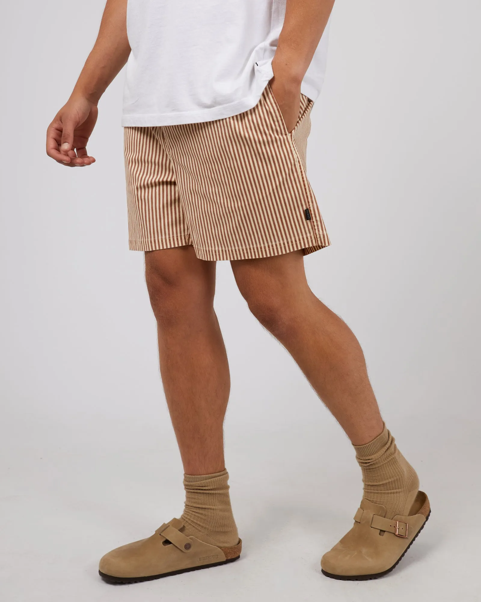 Stripe Short - Mushroom