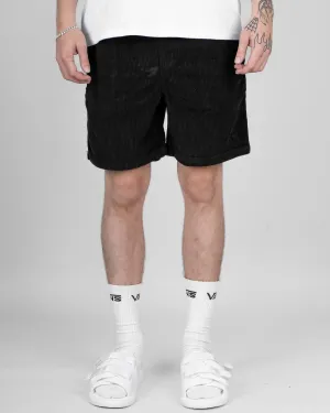 Stussy - Wide Wale Cord Beachshort - Black