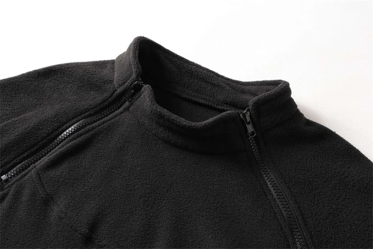 Sweatshirts for Men Tactical Crewneck Sweatshirt Oversized Pullover Shirt Long Sleeve Shirts Plain Tops Fall Trendy
