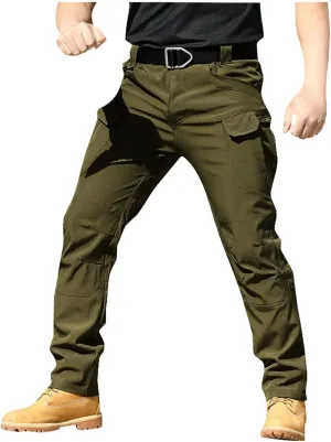 Tactical Cargo Pants for Men Ripstop Water Resistant Hiking Pants Stretch Lightweight Work Pant with Multi Pockets