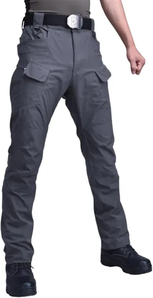 Tactical Pants for Men Relaxed Fit Stretch Workout Cargo Pants Outdoor Slim Fit Quick Dry Sweatpants