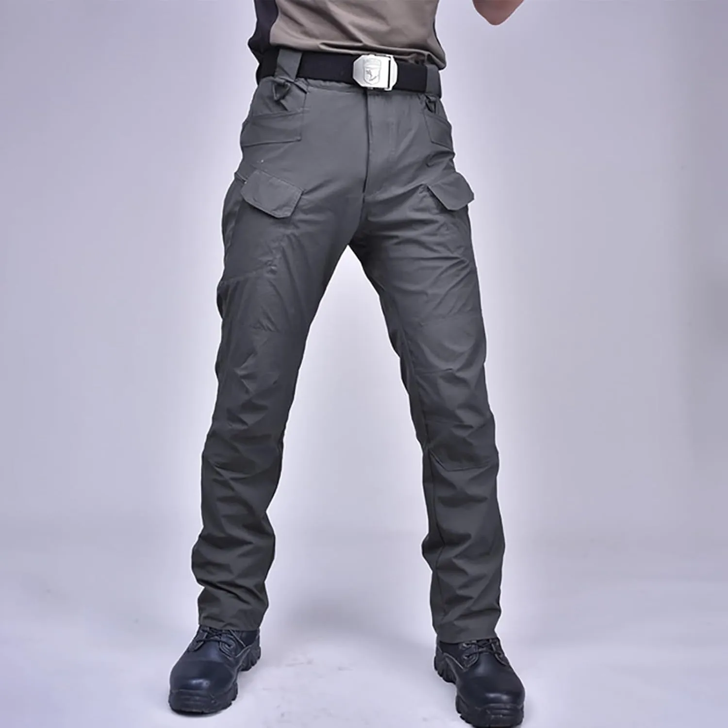 Tactical Pants for Men Relaxed Fit Stretch Workout Cargo Pants Outdoor Slim Fit Quick Dry Sweatpants