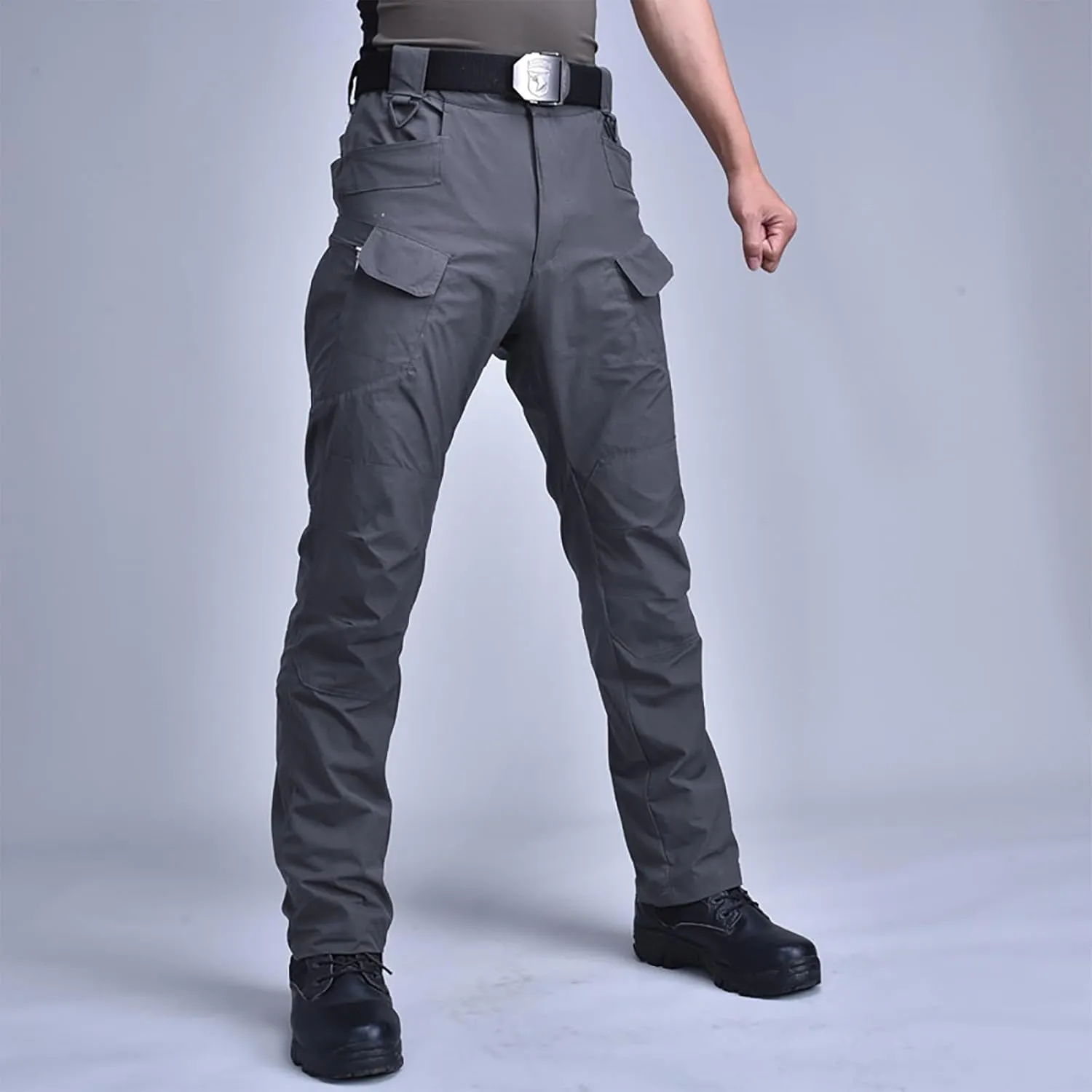 Tactical Pants for Men Relaxed Fit Stretch Workout Cargo Pants Outdoor Slim Fit Quick Dry Sweatpants