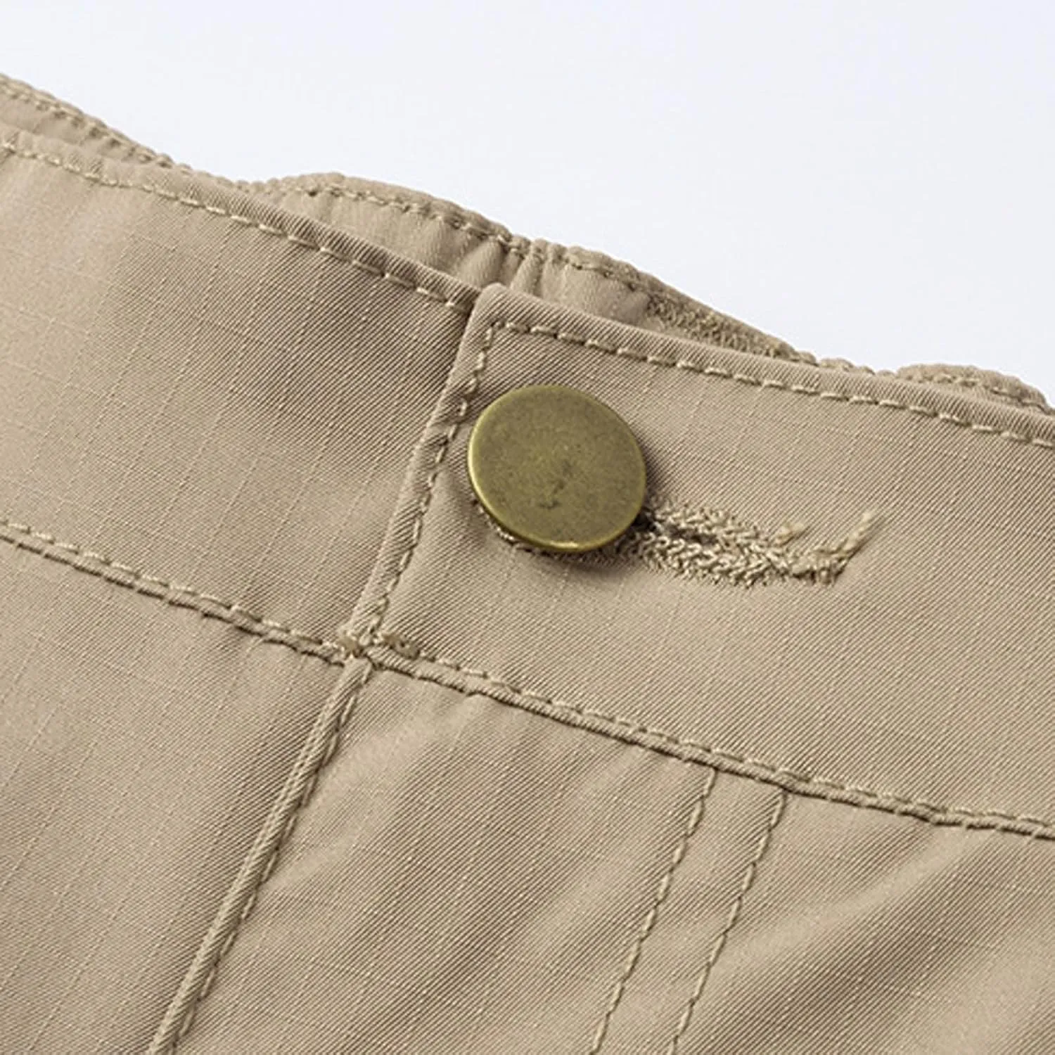 Tactical Pants for Men Ripstop Stretch Hiking Work Cargo Pant Breathable Elastic Waist Military Trousers Multi Pocket
