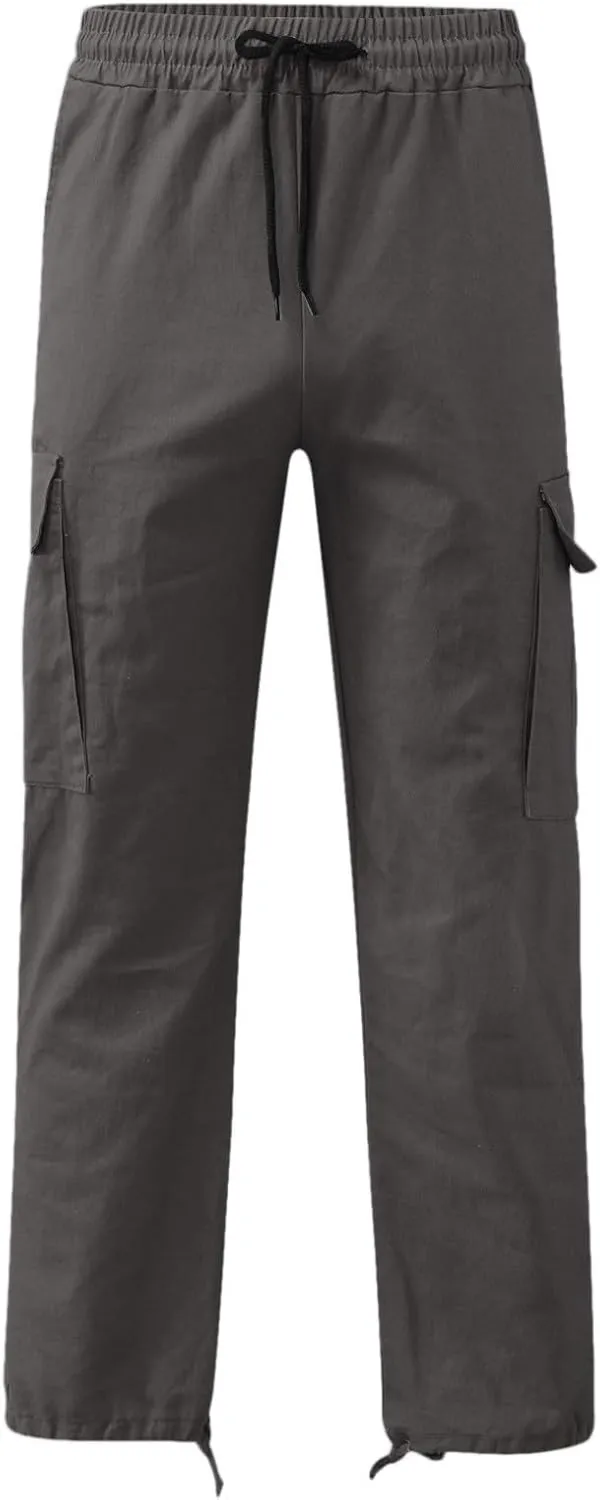 Tactical Work Pants for Men Water Resistant Hiking Pants Relaxed Fit Stretch Quick Dry Cargo Trousers Multi Pockets