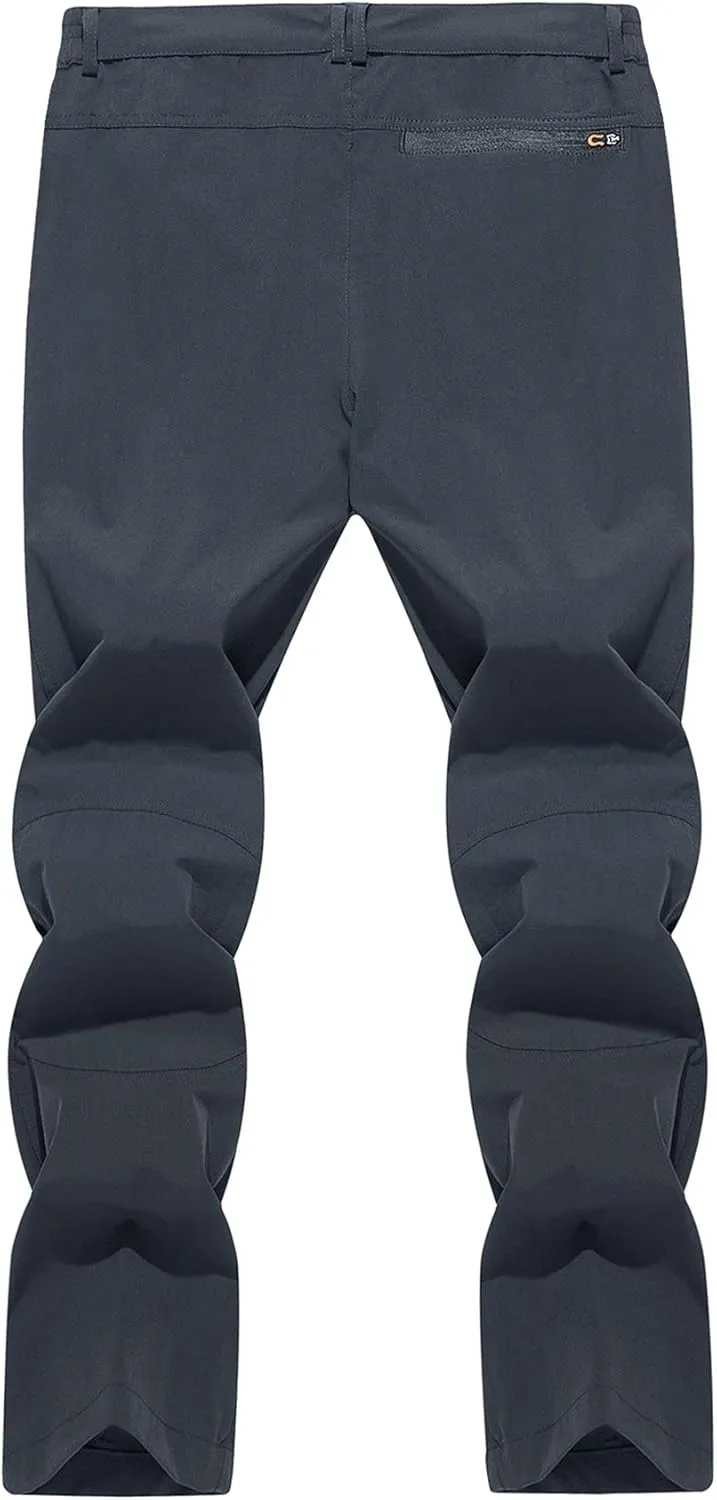 TACVASEN Men's Water Resistant Hiking Pants All Seasons Quick Dry Working Cargo Pants
