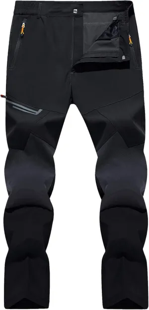 TACVASEN Men's Water Resistant Hiking Pants All Seasons Quick Dry Working Cargo Pants