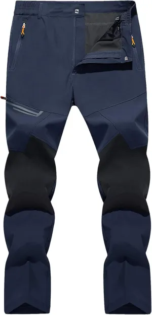 TACVASEN Men's Water Resistant Hiking Pants All Seasons Quick Dry Working Cargo Pants