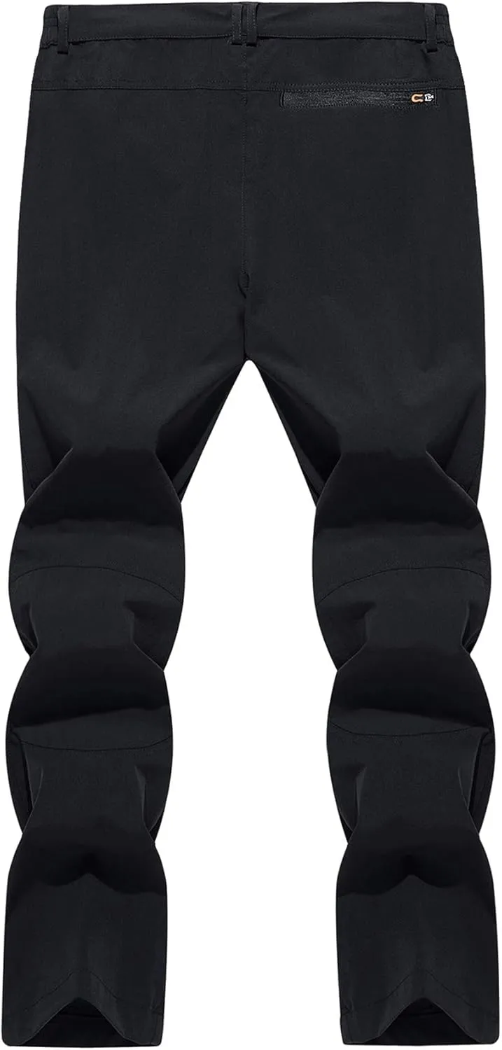 TACVASEN Men's Water Resistant Hiking Pants All Seasons Quick Dry Working Cargo Pants