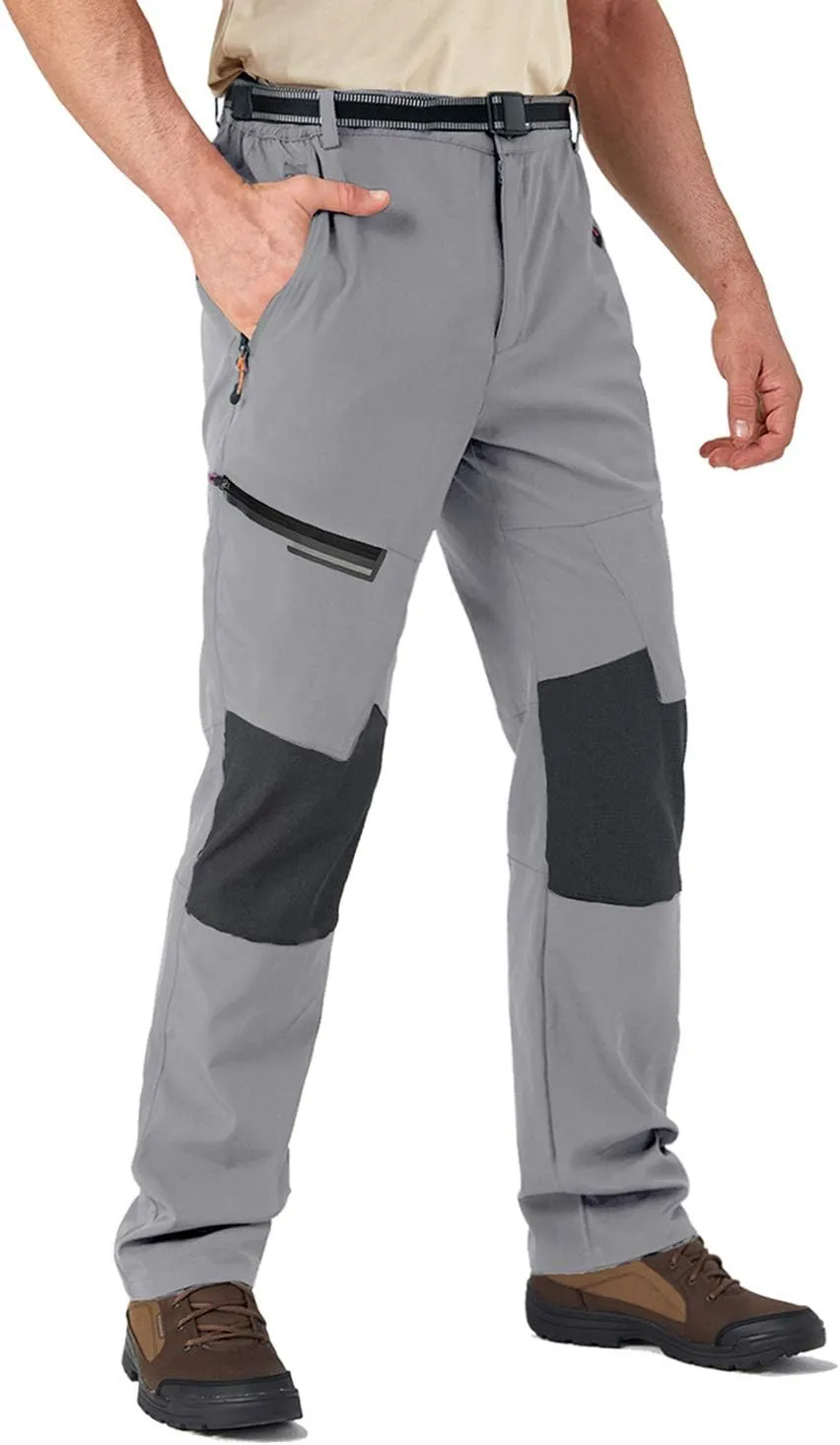 TACVASEN Men's Water Resistant Hiking Pants All Seasons Quick Dry Working Cargo Pants